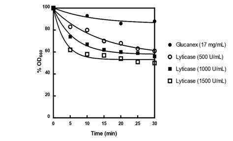 Spheroplast formation by Glucanex (Sigma) and Lyticase (Sigma) at ...