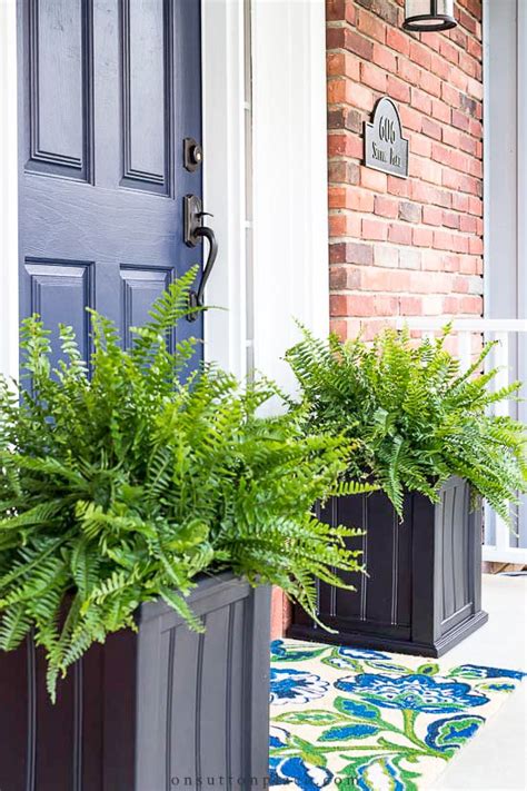 The Easiest Front Porch Planters Ever - On Sutton Place