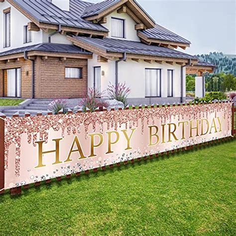 Best Rose Gold Birthday Banner For Your Next Celebration