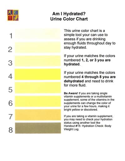 urine color chart what color is normal what does it mean - urine color ...