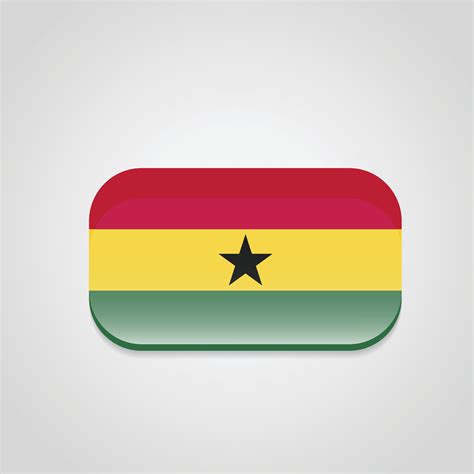 Ghana Flag Design Vector 12982172 Vector Art at Vecteezy