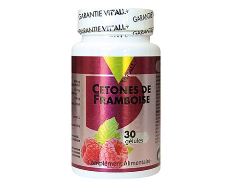 Cétones de framboise - Vit'All + - 60 gélules