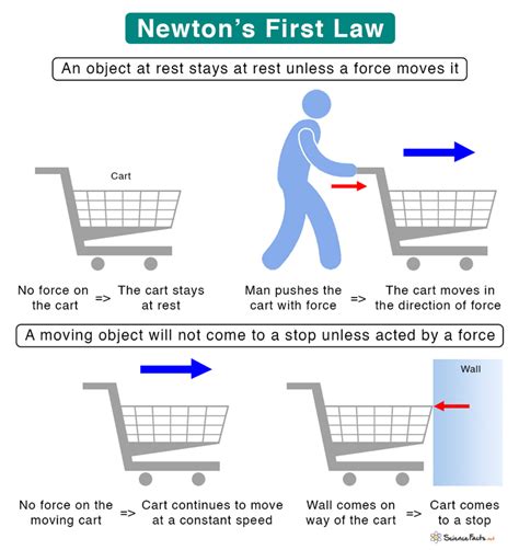 Newton’s First Law: Statement, Examples, and Equation