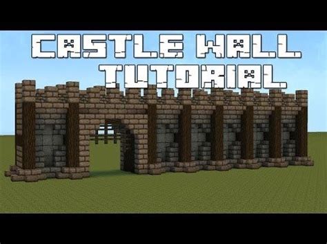 Medieval Castle Wall Minecraft