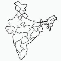 India Map Outline Free Download - Get Latest Map Update