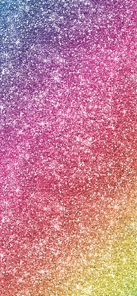 Glitter Rainbow Iphone Wallpaper