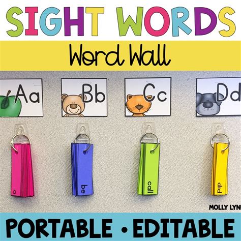 Word Wall on the Go - Portable Sight Word Wall | Shop Lucky Learning ...