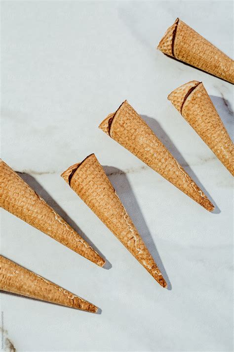 "Ice Cream Cones" by Stocksy Contributor "Tatjana Zlatkovic" - Stocksy