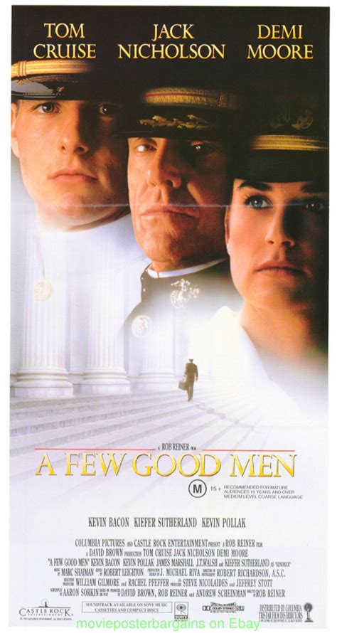 A FEW GOOD MEN MOVIE POSTER JACK NICHOLSON 13x30 Australian TOM CRUISE1992