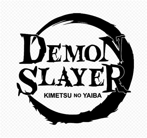 Demon Slayer Kimetsu No Yaiba Black Logo HD PNG | Citypng