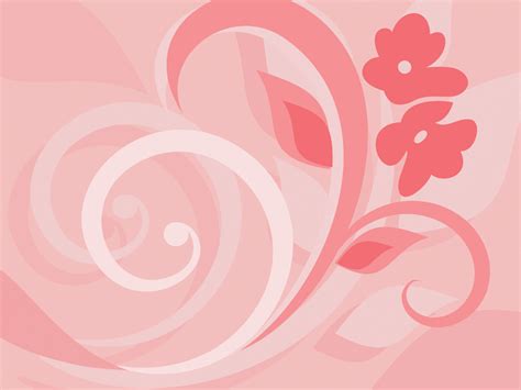 Pink Flowers Powerpoint Templates - Flowers Backgrounds