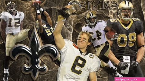 Saints Logo In Golden Black Background HD Saints Wallpapers ...