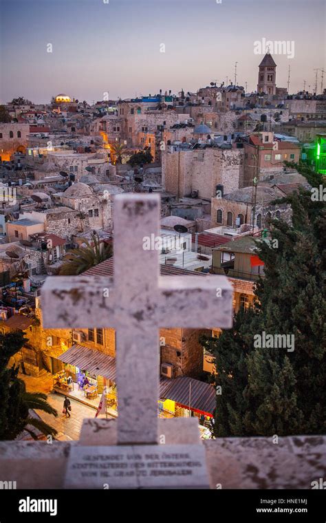 Aerial view of old City, Jerusalem, Israel Stock Photo - Alamy