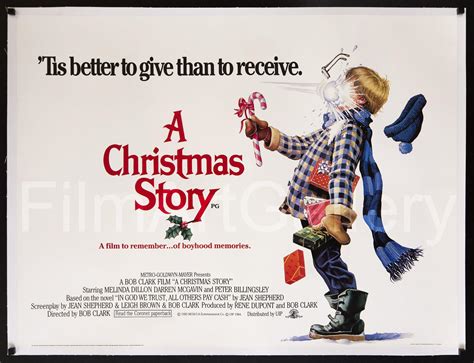 A Christmas Story Movie Poster 1984 British Quad (30x40)