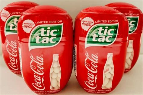 4 Pack Of Coca Cola Flavored Tic Tac 34 Oz200 Ct 98g Limited Edition