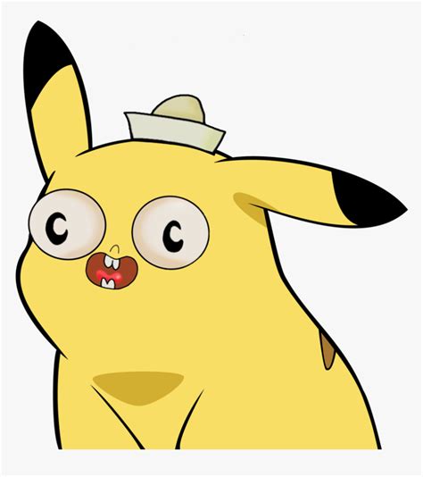 Transparent Funny Faces Png - Pikachu Face, Png Download - kindpng