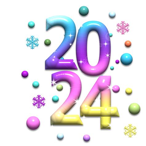 Happy New Year 2024, 2024, Letter, Typography PNG Transparent Clipart ...