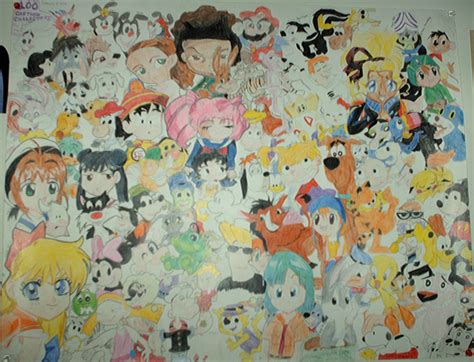 100 Cartoon Characters by silentwandererSC on DeviantArt