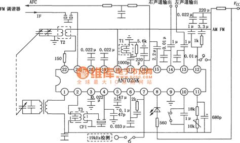 AN7025K/7025S AM/FM stereo radio circuit - Audio_Circuit - Circuit ...