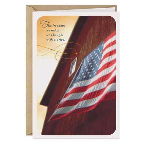 Honoring Your Courage and Sacrifice Religious Veterans Day Card ...