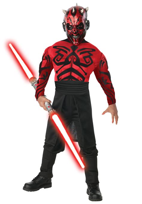 Child Deluxe Muscle Chest Darth Maul Costume