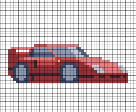 Ferrari F40 Pixel Art | Pixel art, Imagenes cuadriculadas, Dibujos en ...