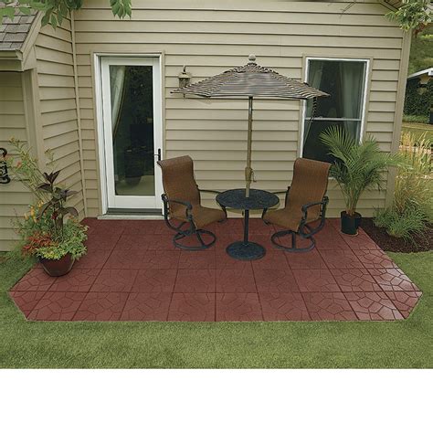 Rubber Patio Pavers Lowes - patioset.one