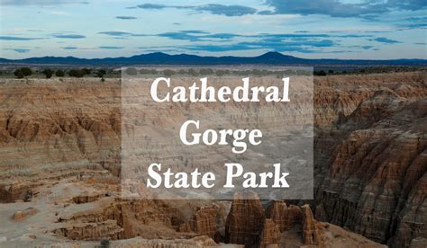 Cathedral Gorge State Park