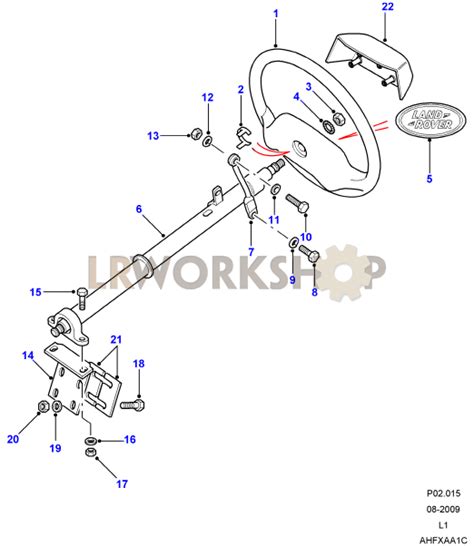 Steering Wheel & Column - Find Land Rover parts at LR Workshop