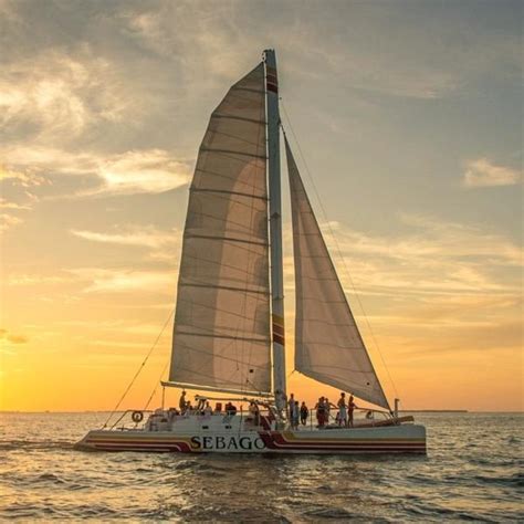 Catamaran Champagne Sunset Sail – Sebago Watersports Key West