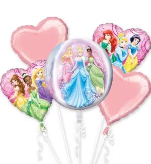 Orbz Disney Princess Balloon Bouquet 5pc - Party City