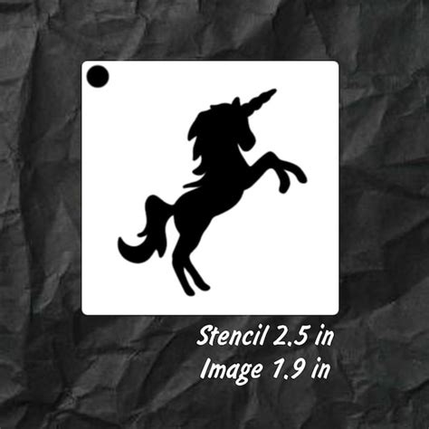 Unicorn Face Painting Stencil - Etsy UK