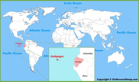 Galápagos Location On The World Map - Ontheworldmap.com