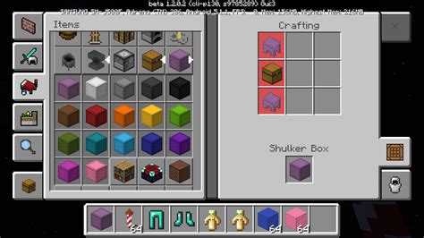 TIL Pocket Edition now has 17 colors of shulker box : Minecraft