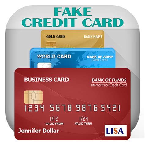 Fake Credit Card Template