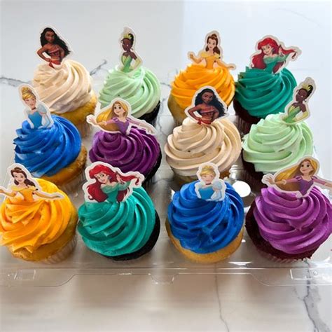 Disney Princess1 Dozen Cupcakes - Oakmont Bakery