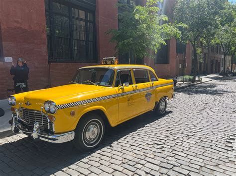 1956 Checker Taxi cab Yellow Livery Taxicab Vintage Cab Vintage Taxi ...