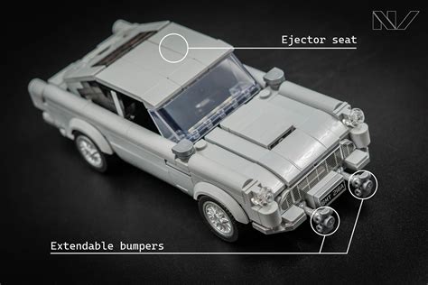 Fan-made LEGO Aston Martin DB5 with working gadgets | Bond Lifestyle