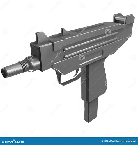 UZI Submachine Gun Royalty Free Stock Image - Image: 11886926