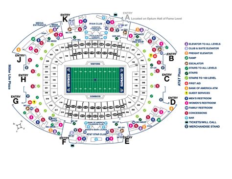 Dallas Cowboys Stadium Seating Chart | Cabinets Matttroy