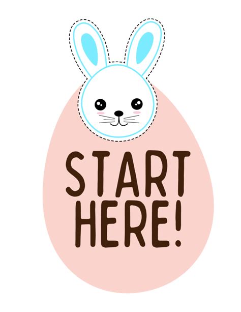 FREE Easter Egg Hunt DIY Printable Signs , a Must Have for an Egg Hunt