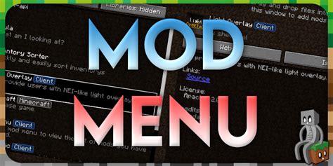 Mod : Mod Menu [1.15.2 - 1.21.4] - Minecraft-France