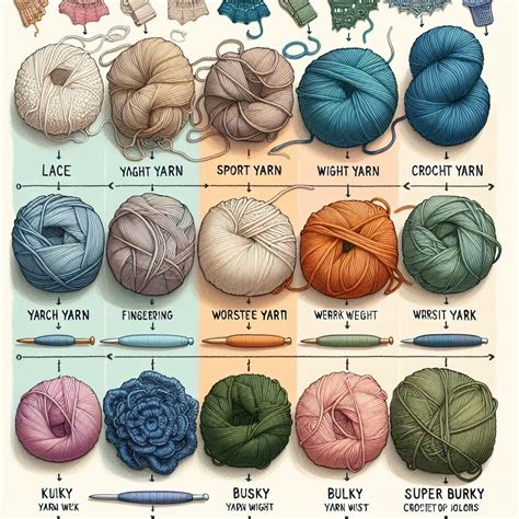 Types of Yarn Crochet