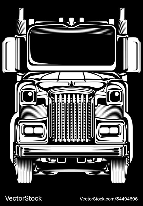 Trucker Royalty Free Vector Image - VectorStock