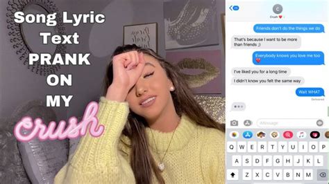 SONG LYRIC TEXT PRANK ON MY TIKTOK CRUSH!!! (WHAT HAPPENED NEXT IS ...