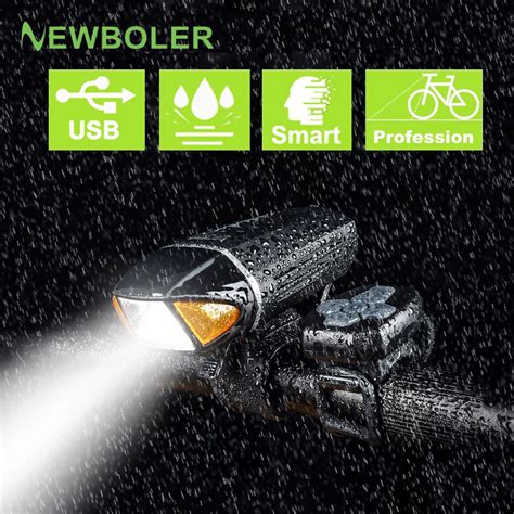 Aliexpress.com : Buy NEWBOLER Wireless Control Bicycle Front Light ...