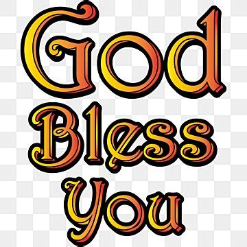 God Bless You PNG, Vector, PSD, and Clipart With Transparent Background ...