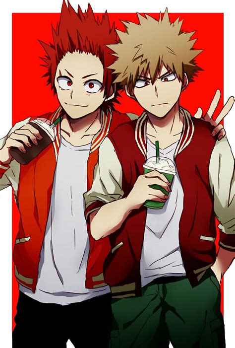 Kirishima And Bakugo By Pixiv Id 3425523 Boku No Hero Academia Hero