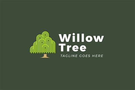 Willow Tree Logo Template 10663053 Vector Art at Vecteezy