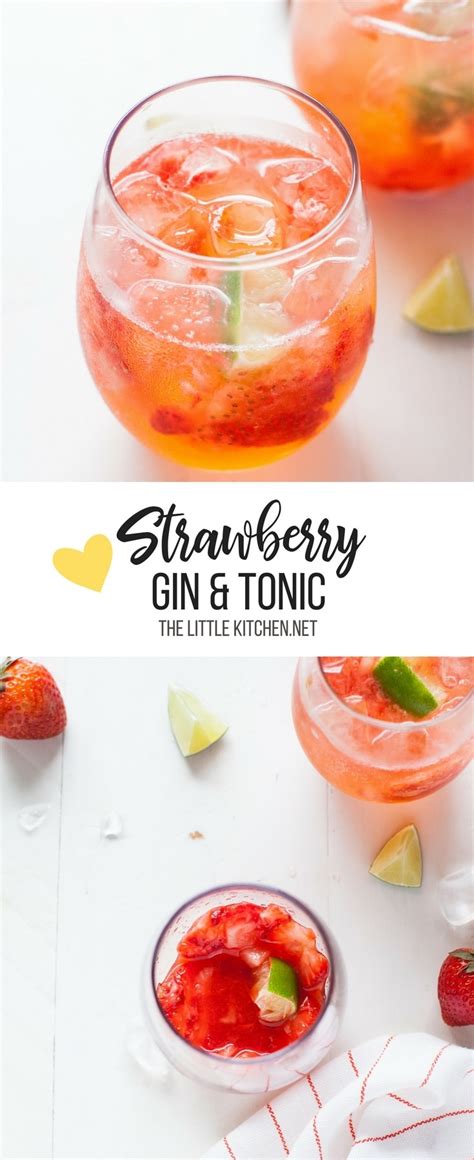 Strawberry Gin & Tonic and The Hamptons! - The Little Kitchen